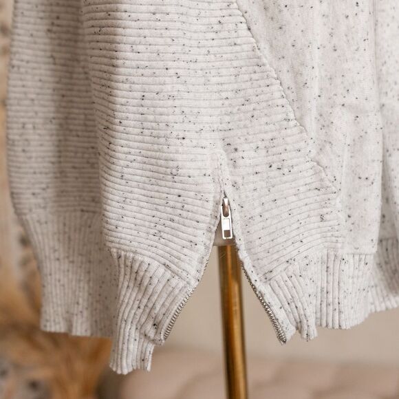Avenue Gray Speckled‎ Open Front Sweater size 14/16 - Picture 6 of 13